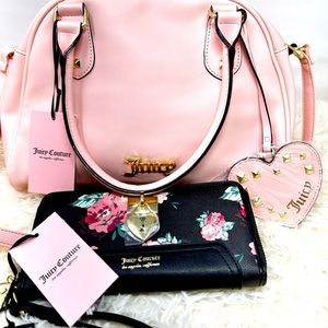 NWT Juicy Couture purse and wallet. Med/lrg